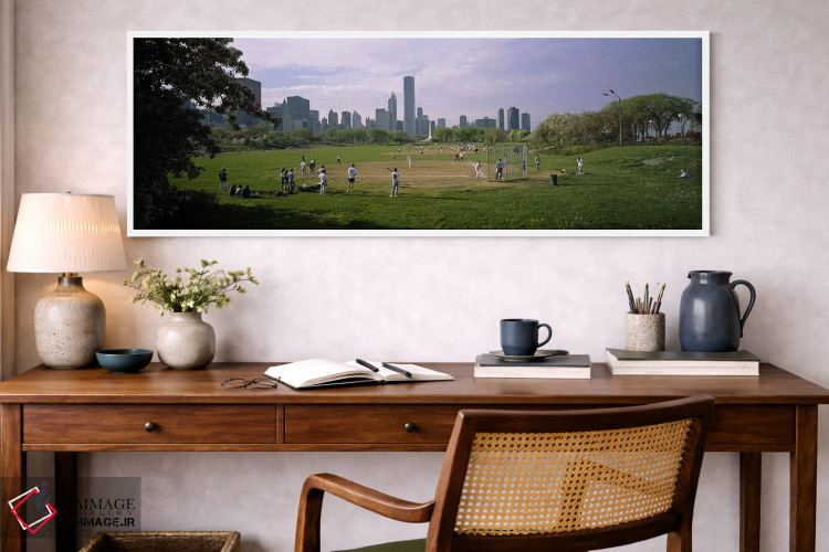 تابلو دکوراتیو Grant Park, Chicago, Cook County, Illinois, USA,گروهی د… اثر پانورامیک ایمجز - D1W