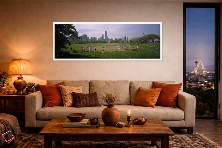 تابلو دکوراتیو Grant Park, Chicago, Cook County, Illinois, USA,گروهی د… اثر پانورامیک ایمجز - D4W
