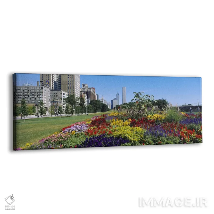 تابلو دکوراتیو Welcome Garden, Grant Park, Michigan Avenue, Roosevelt… اثر پانورامیک ایمجز - نمای پرسپکتیو محصول