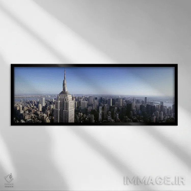 تابلو دکوراتیو Empire State Building, Manhattan, New York City, New Yo… اثر پانورامیک ایمجز - نمای قابدار مشکی