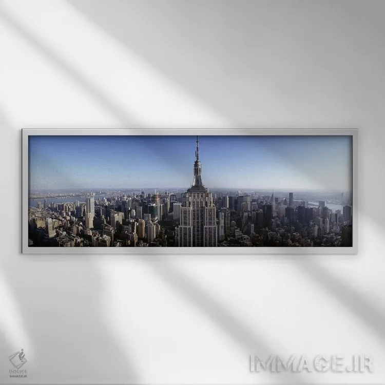 تابلو دکوراتیو Empire State Building, Manhattan, New York City, New Yo… اثر پانورامیک ایمجز - نمای قابدار سفید