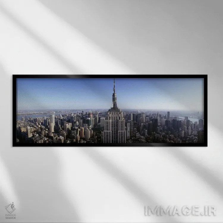 تابلو دکوراتیو Empire State Building, Manhattan, New York City, New Yo… اثر پانورامیک ایمجز - نمای قابدار مشکی