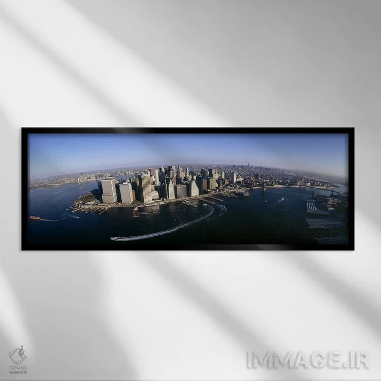 تابلو دکوراتیو Manhattan, New York City, New York State, USA #2,نمای ه… اثر پانورامیک ایمجز - نمای قابدار مشکی