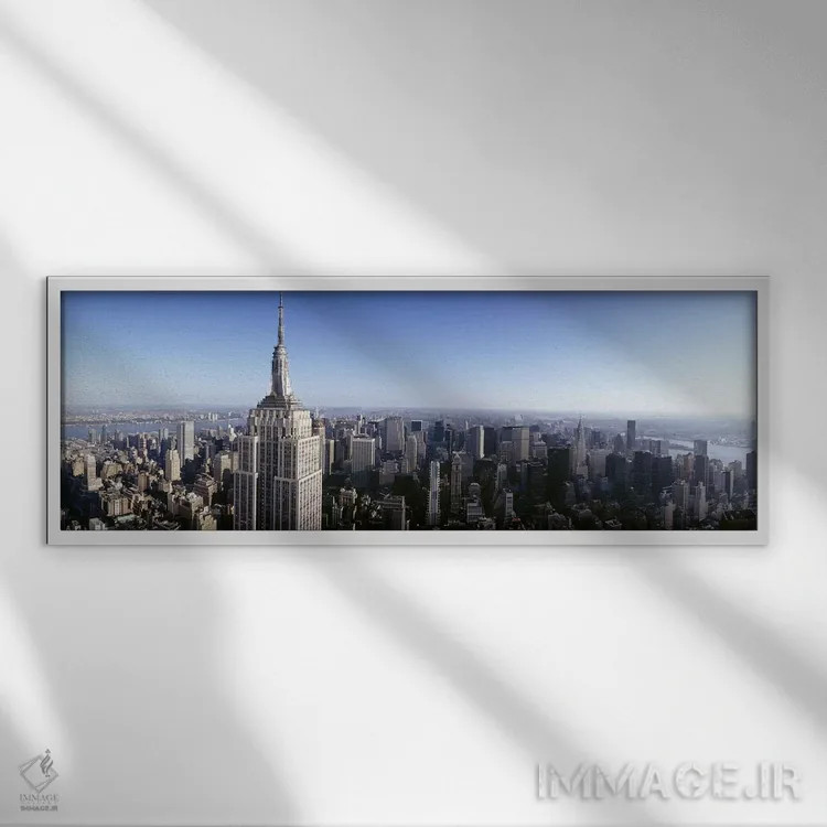 تابلو دکوراتیو Empire State Building, Manhattan, New York City, New Yo… اثر پانورامیک ایمجز - نمای قابدار سفید