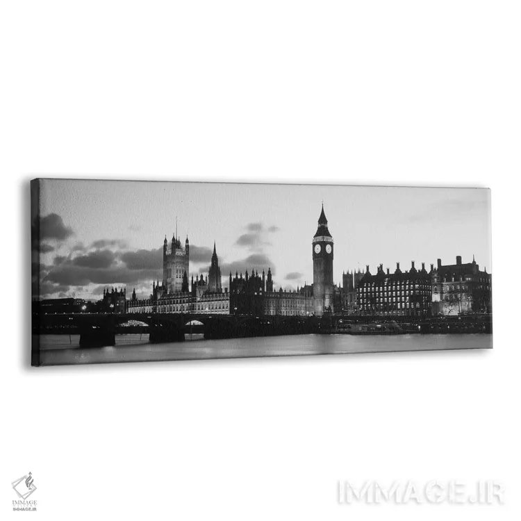 تابلو دکوراتیو Big Ben, Houses of Parliament, Thames River, City of We… اثر پانورامیک ایمجز - نمای پرسپکتیو محصول