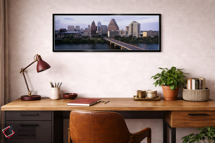 تابلو دکوراتیو Lady Bird Lake, Colorado River, Austin, Travis County… اثر پانورامیک ایمجز - D3B