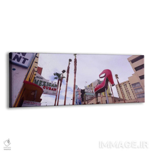 تابلو دکوراتیو Fremont Street, Las Vegas, Clark County, Nevada, USA,نم… اثر پانورامیک ایمجز - نمای پرسپکتیو محصول