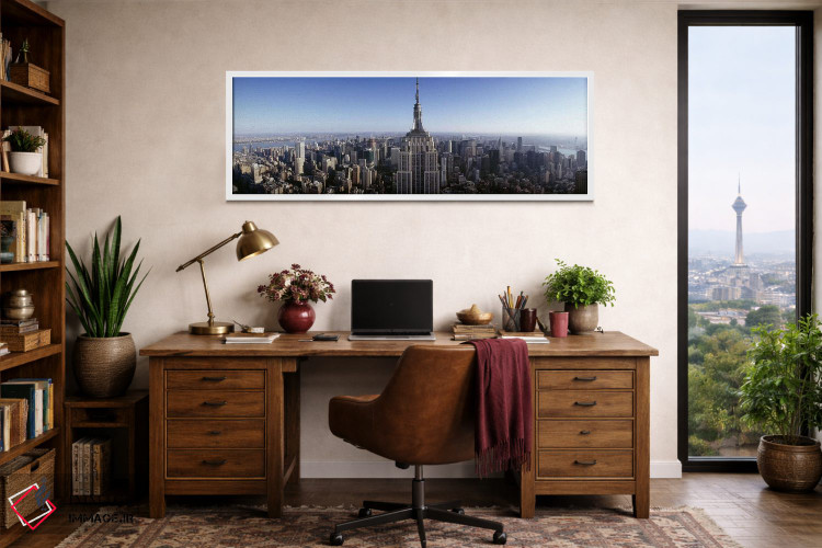 تابلو دکوراتیو Empire State Building, Manhattan, New York City, New Yo… اثر پانورامیک ایمجز - D2W