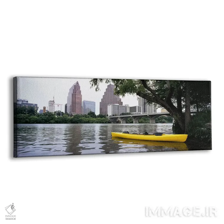 تابلو دکوراتیو Colorado River, Austin, Travis County, Texas, USA,کایاک… اثر پانورامیک ایمجز - نمای پرسپکتیو محصول