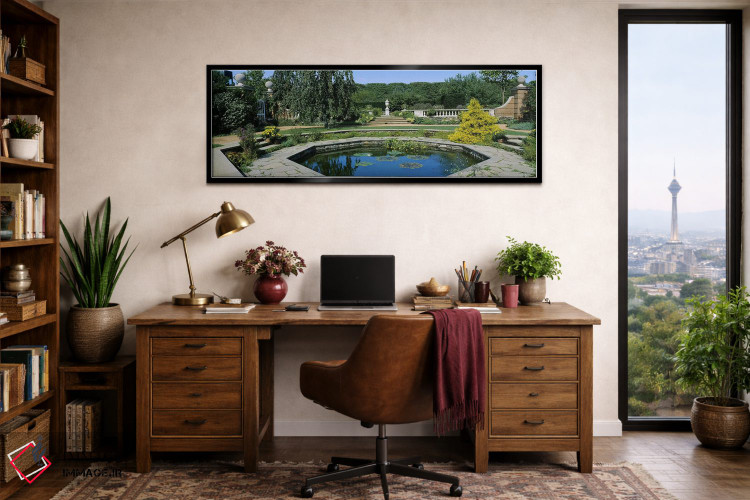 تابلو دکوراتیو English Walled Garden, Chicago Botanic Garden, Glencoe… اثر پانورامیک ایمجز - D3B