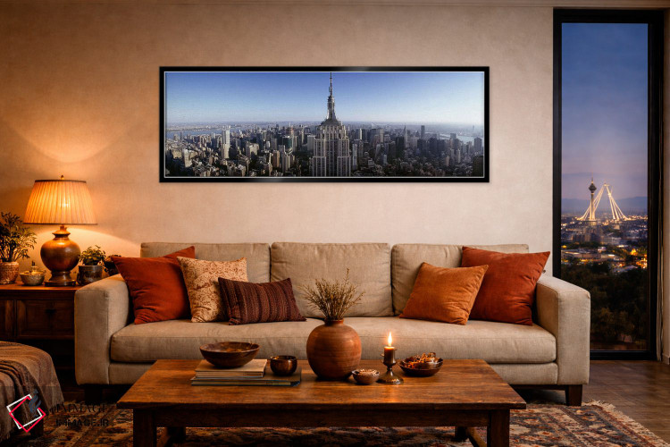 تابلو دکوراتیو Empire State Building, Manhattan, New York City, New Yo… اثر پانورامیک ایمجز - D5B