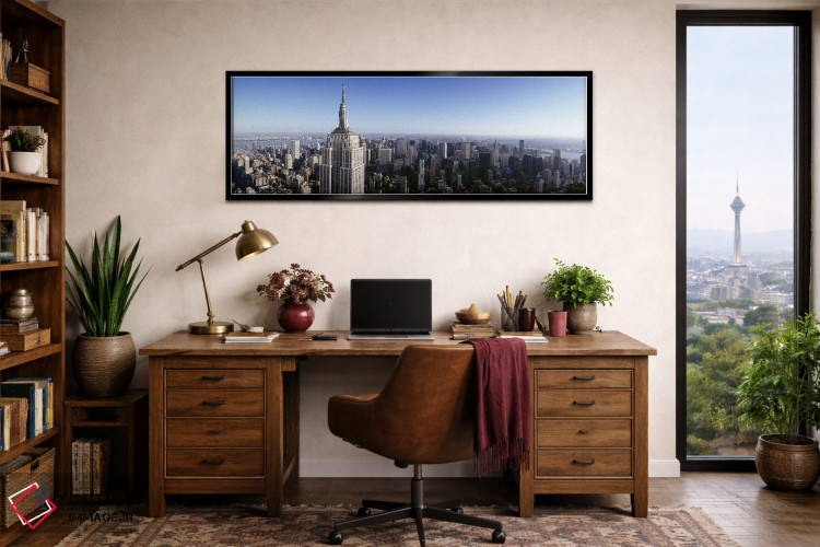 تابلو دکوراتیو Empire State Building, Manhattan, New York City, New Yo… اثر پانورامیک ایمجز - D3B