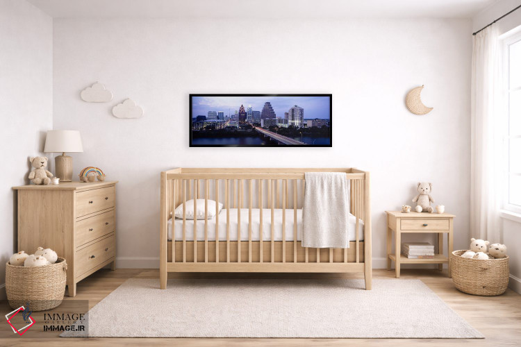 تابلو دکوراتیو Town Lake, Colorado River, Austin, Texas, USA,پل روی در… اثر پانورامیک ایمجز - D5B