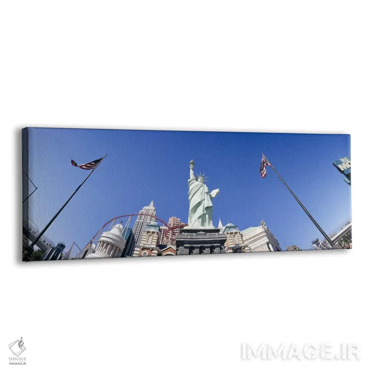 تابلو دکوراتیو Replica Statue Of Liberty, Las Vegas, Clark County, Nev… اثر پانورامیک ایمجز - نمای پرسپکتیو محصول