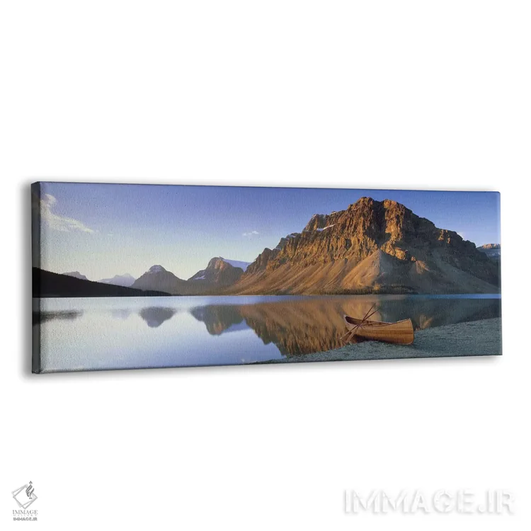 تابلو دکوراتیو Bow Lake, Banff National Park, Alberta, Canada,قایق تنه… اثر پانورامیک ایمجز - نمای پرسپکتیو محصول