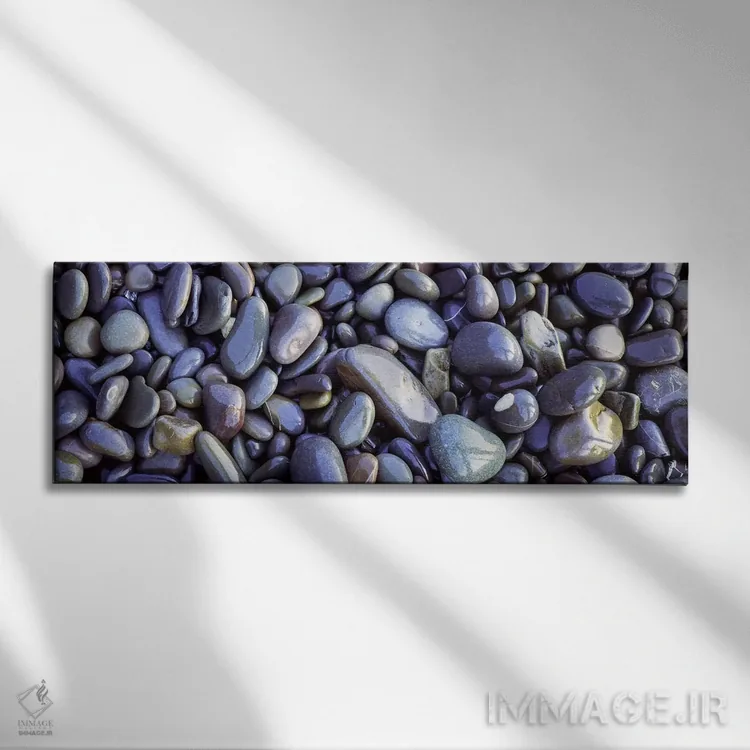 تابلو دکوراتیو Sandymouth Beach, Cornwall, England,نمای نزدیک از سنگری… اثر پانورامیک ایمجز - نمای روبهرو روی دیوار