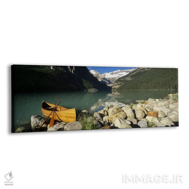 تابلو دکوراتیو Lake Louise, Banff National Park, Alberta, Canada,قایق… اثر پانورامیک ایمجز - نمای پرسپکتیو محصول