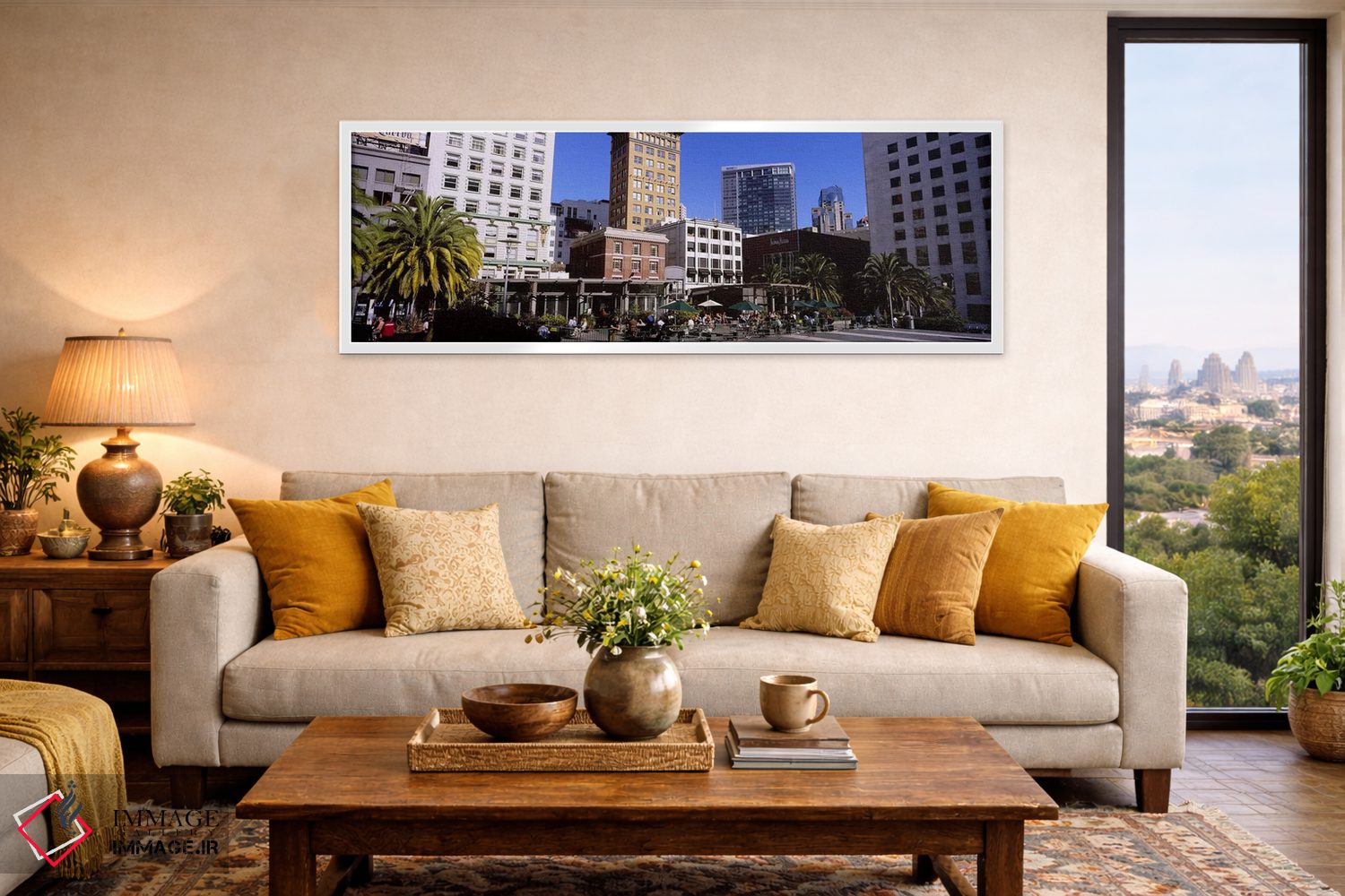 تابلو دکوراتیو Union Square, San Francisco, California, USA,نمای پایین… اثر پانورامیک ایمجز - D4W