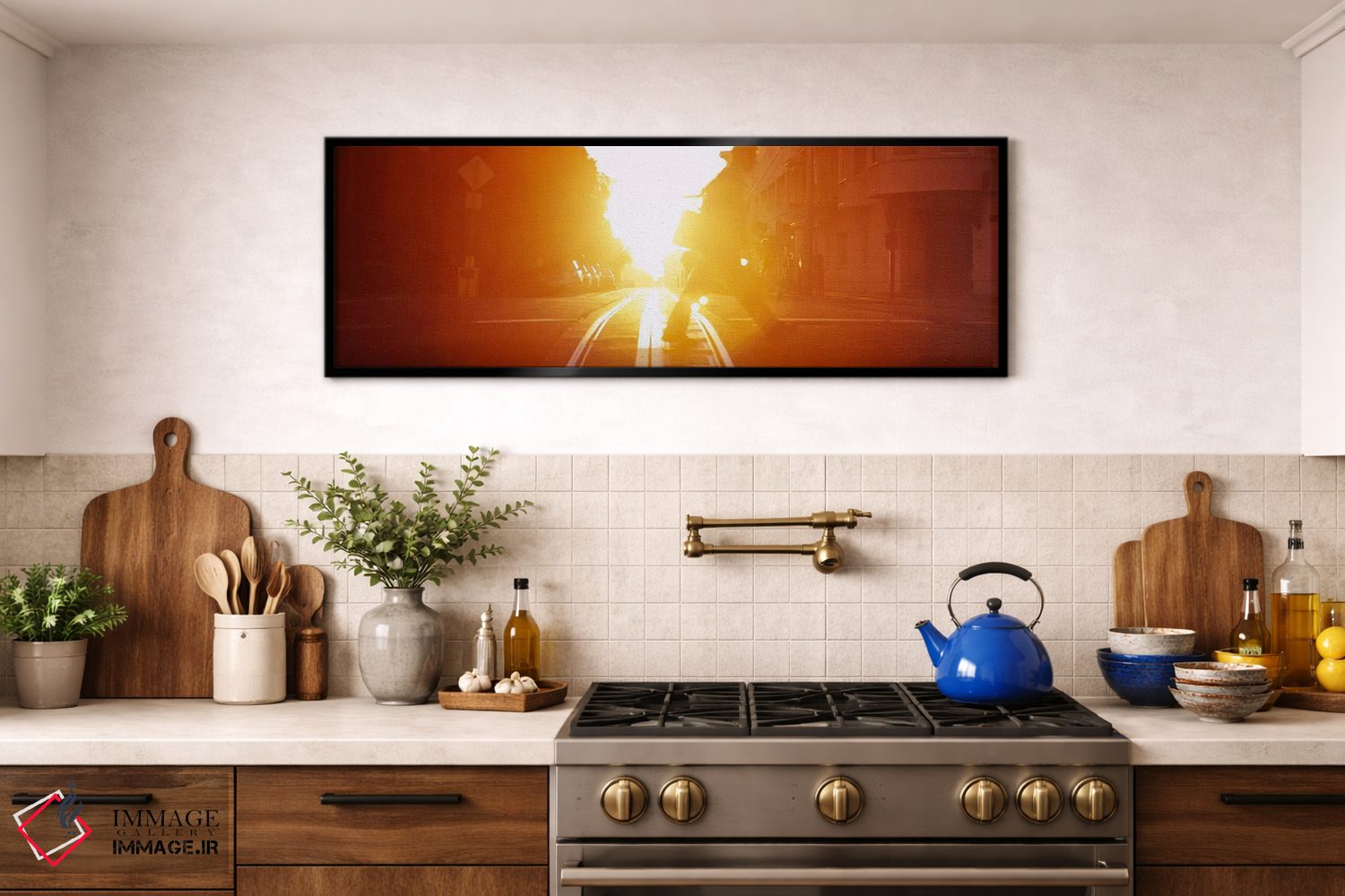 تابلو دکوراتیو San Francisco, California, USA,نمای نیم رخ فردی در حال… اثر پانورامیک ایمجز - D3B