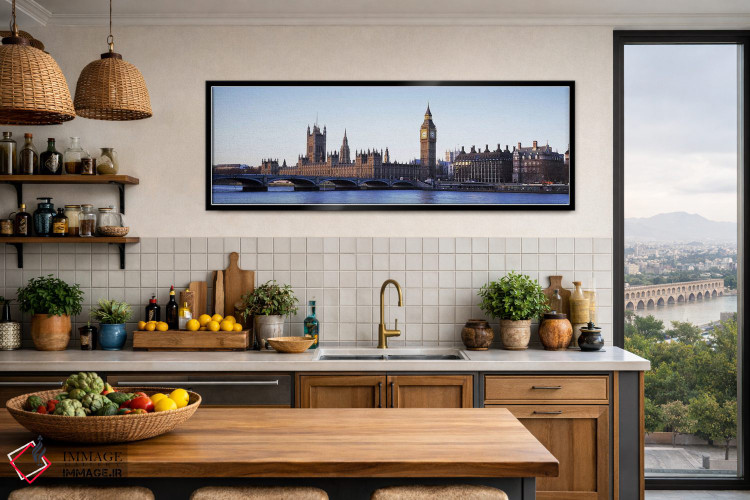 تابلو دکوراتیو London, England, United Kingdom,ساختمان های دولتی در ام… اثر پانورامیک ایمجز - D3B