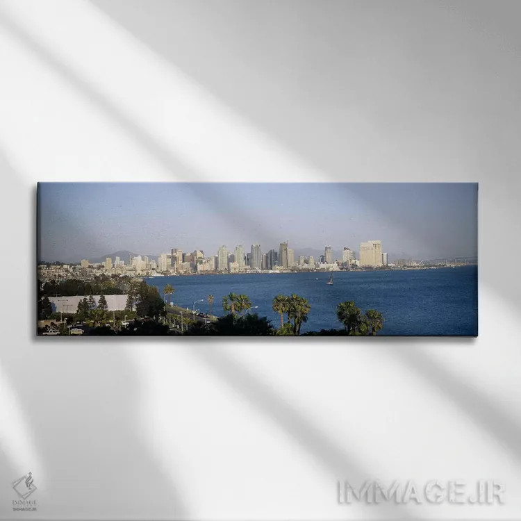 تابلو دکوراتیو San Diego, San Diego Bay, San Diego County, California… اثر پانورامیک ایمجز - نمای روبهرو روی دیوار