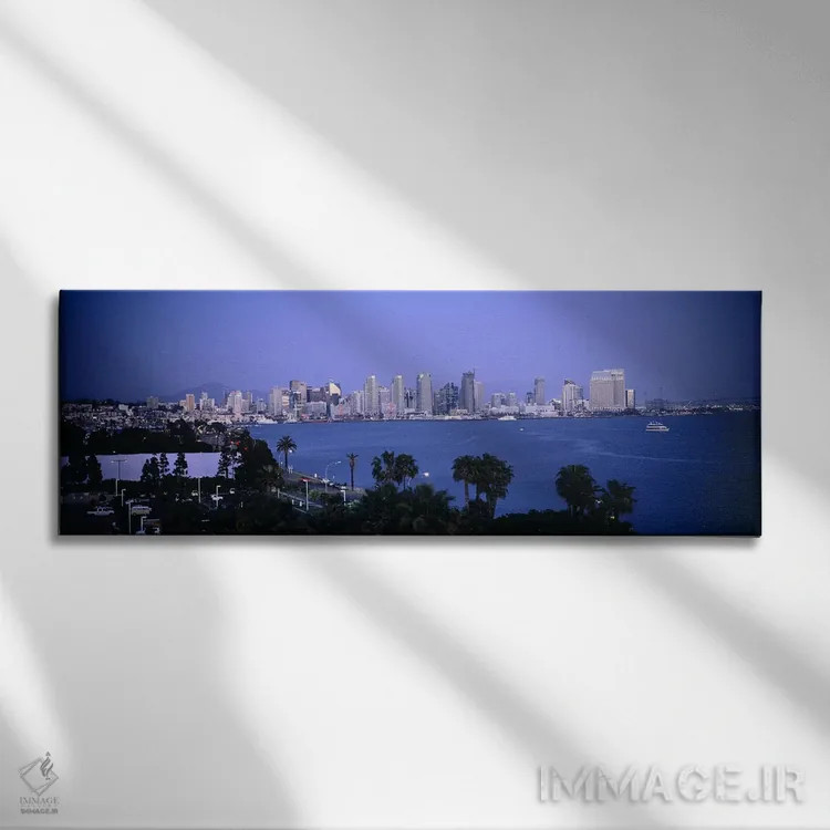 تابلو دکوراتیو San Diego, San Diego Bay, San Diego County, California… اثر پانورامیک ایمجز - نمای روبهرو روی دیوار