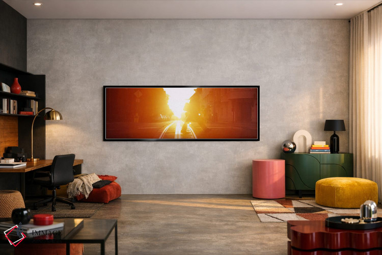 تابلو دکوراتیو San Francisco, California, USA,نمای نیم رخ فردی در حال… اثر پانورامیک ایمجز - D6B