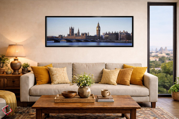 تابلو دکوراتیو London, England, United Kingdom,ساختمان های دولتی در ام… اثر پانورامیک ایمجز - D6B