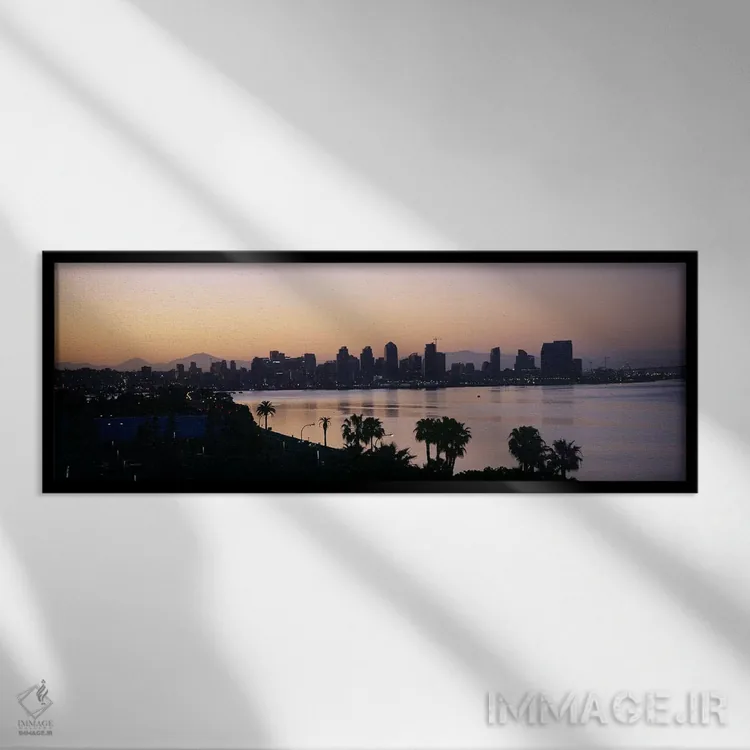 تابلو دکوراتیو San Diego, San Diego Bay, San Diego County, California… اثر پانورامیک ایمجز - نمای قابدار مشکی