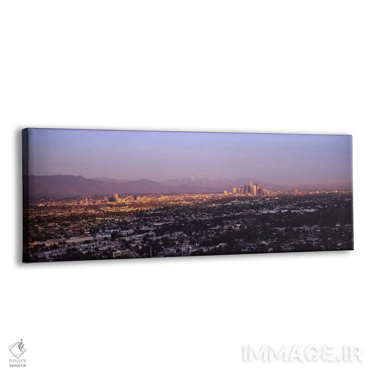 تابلو دکوراتیو Hollywood, San Gabriel Mountains, City Of Los Angeles… اثر پانورامیک ایمجز - نمای پرسپکتیو محصول