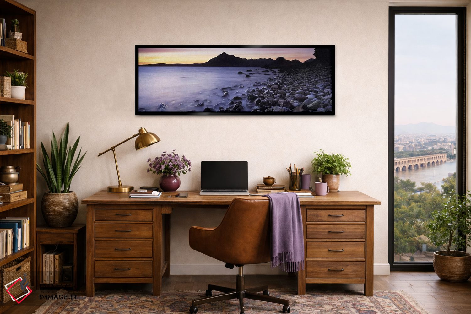 تابلو دکوراتیو Elgol Beach, Elgol, looking towards Cuillin Hills, Isle… اثر پانورامیک ایمجز - D3B