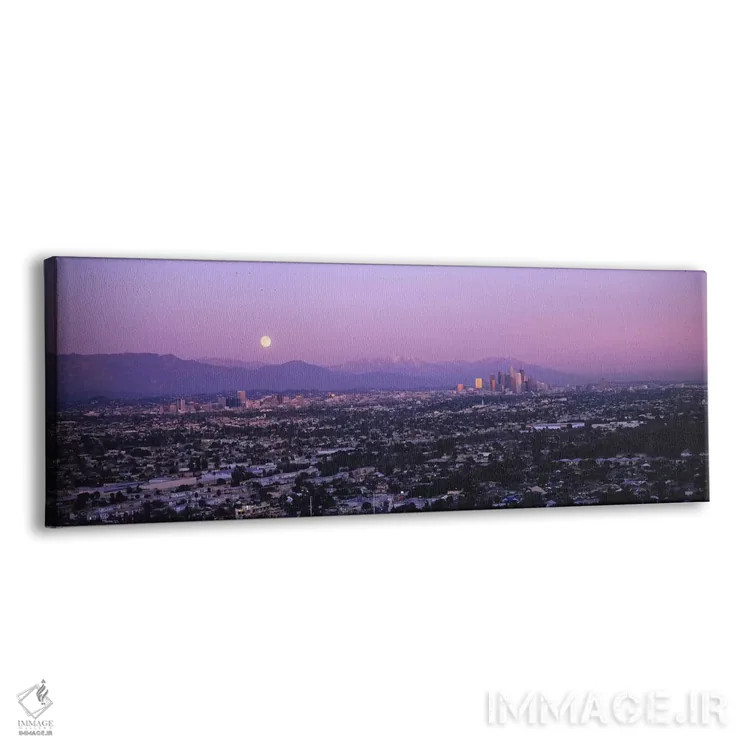 تابلو دکوراتیو Hollywood, San Gabriel Mountains, City Of Los Angeles… اثر پانورامیک ایمجز - نمای پرسپکتیو محصول