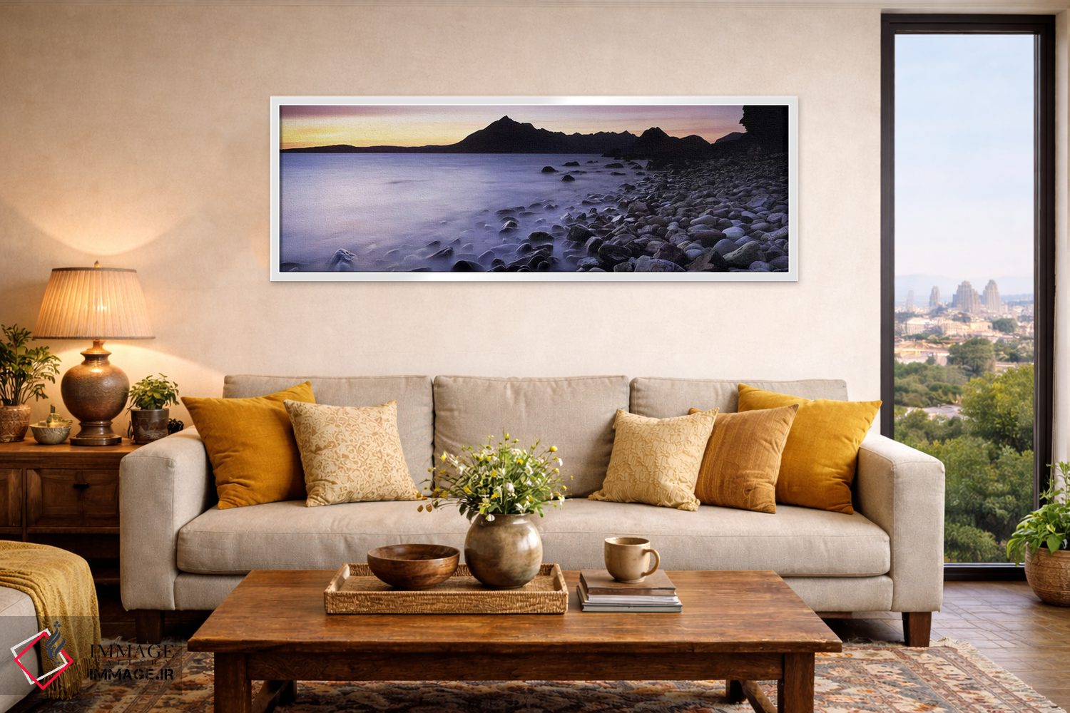 تابلو دکوراتیو Elgol Beach, Elgol, looking towards Cuillin Hills, Isle… اثر پانورامیک ایمجز - D4W