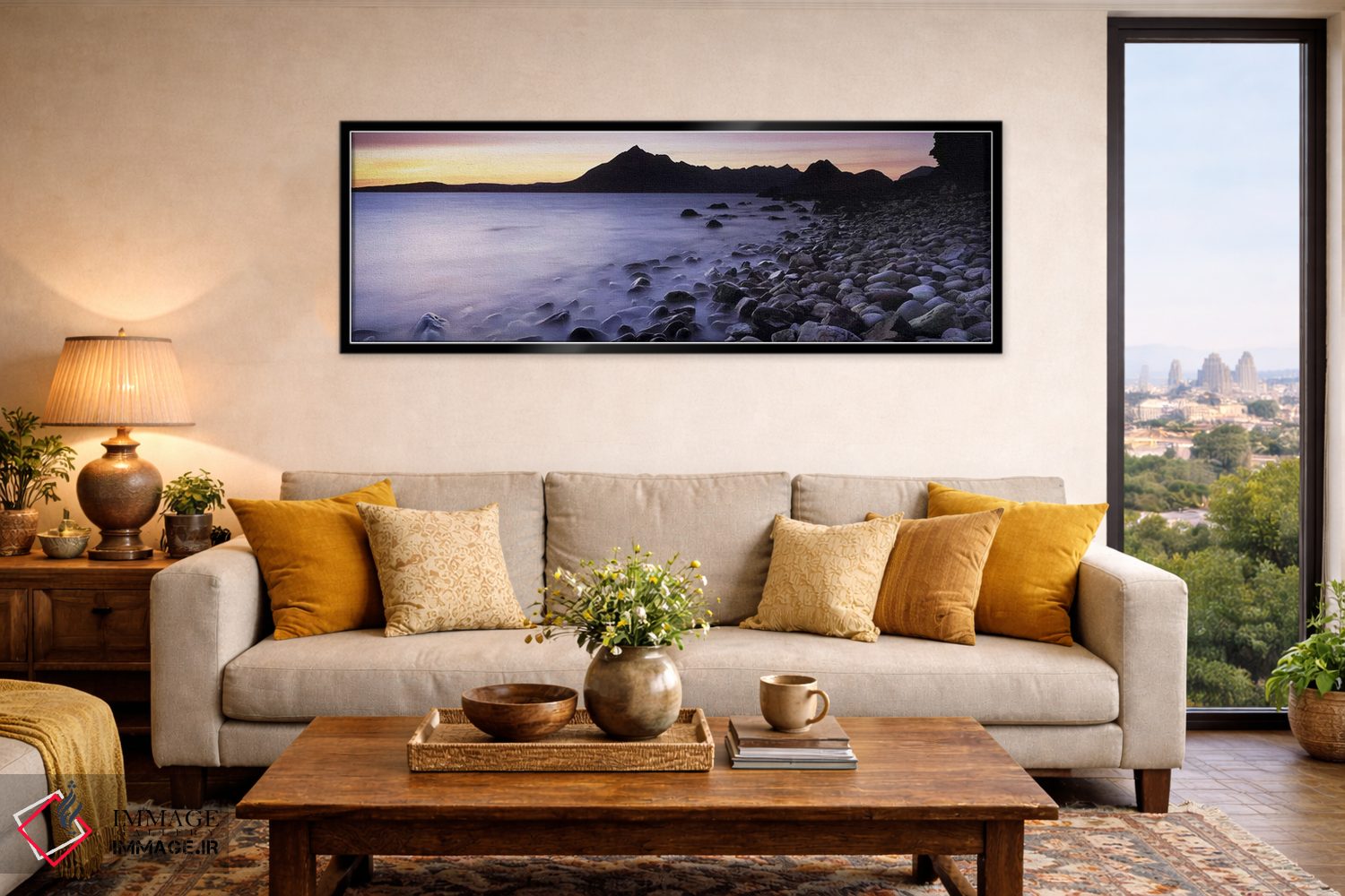 تابلو دکوراتیو Elgol Beach, Elgol, looking towards Cuillin Hills, Isle… اثر پانورامیک ایمجز - D6B