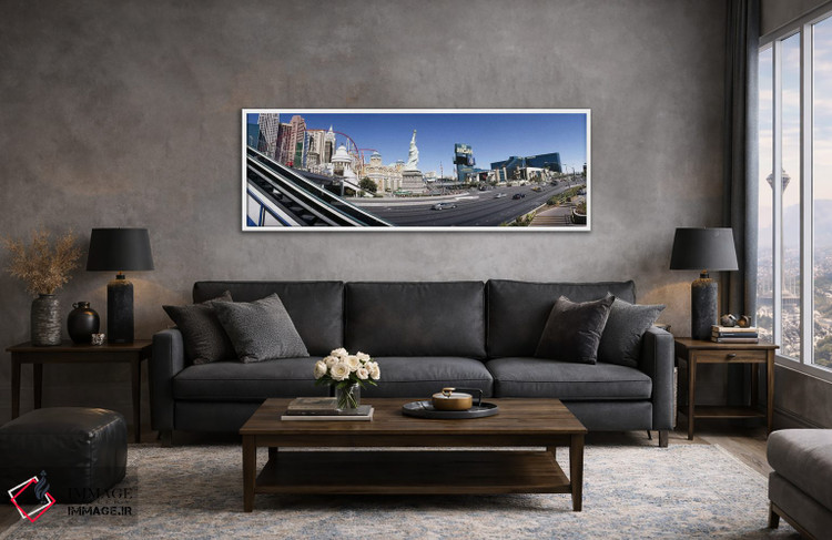 تابلو دکوراتیو New York New York Hotel, MGM Casino, The Strip, Las Veg… اثر پانورامیک ایمجز - D5W