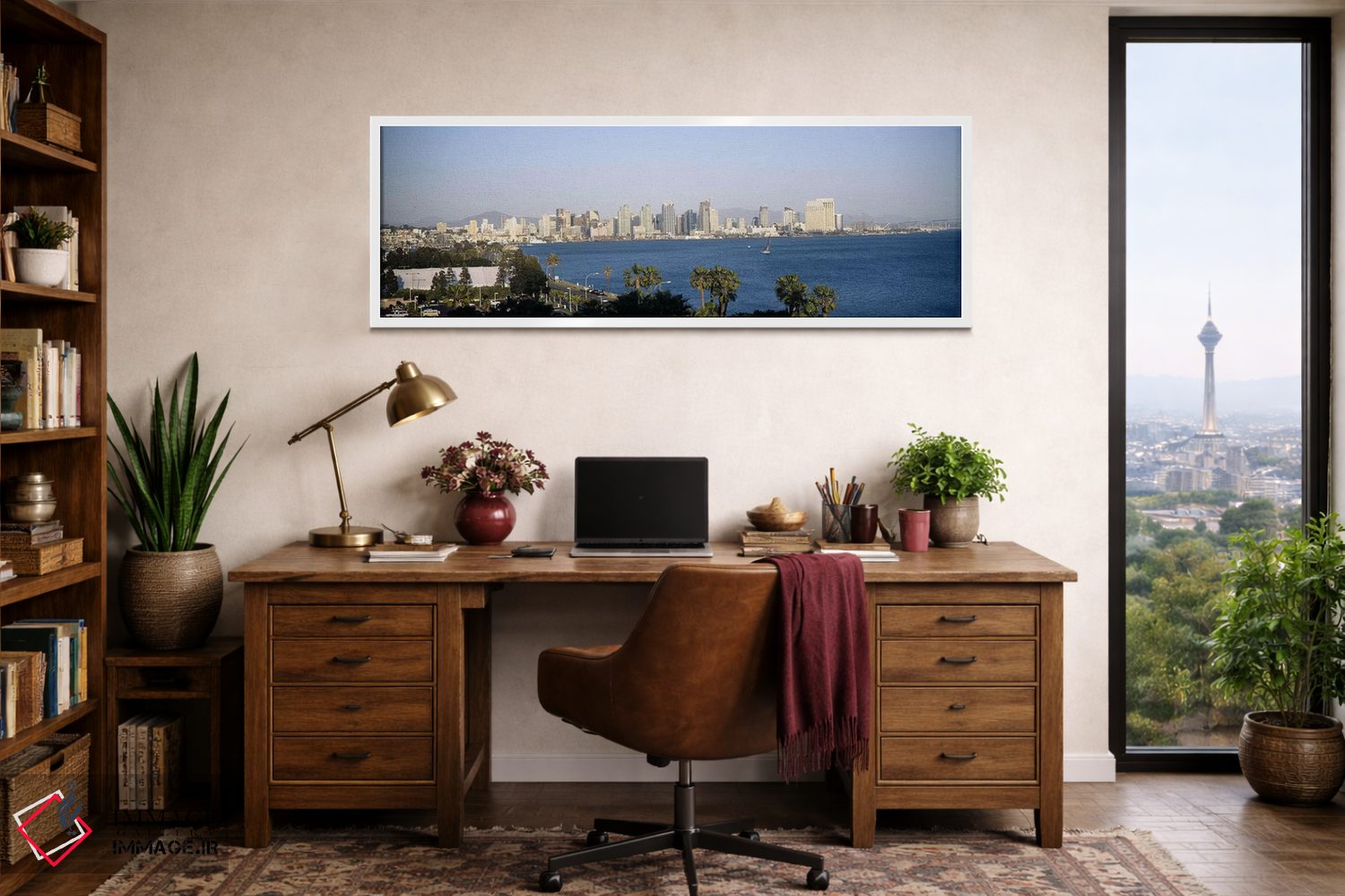 تابلو دکوراتیو San Diego, San Diego Bay, San Diego County, California… اثر پانورامیک ایمجز - D1W