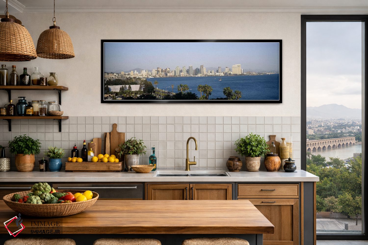 تابلو دکوراتیو San Diego, San Diego Bay, San Diego County, California… اثر پانورامیک ایمجز - D4B