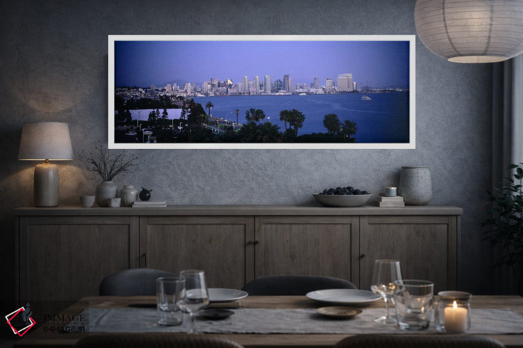 تابلو دکوراتیو San Diego, San Diego Bay, San Diego County, California… اثر پانورامیک ایمجز - D3W
