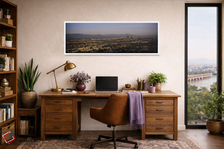 تابلو دکوراتیو Hollywood, San Gabriel Mountains, City Of Los Angeles… اثر پانورامیک ایمجز - D1W