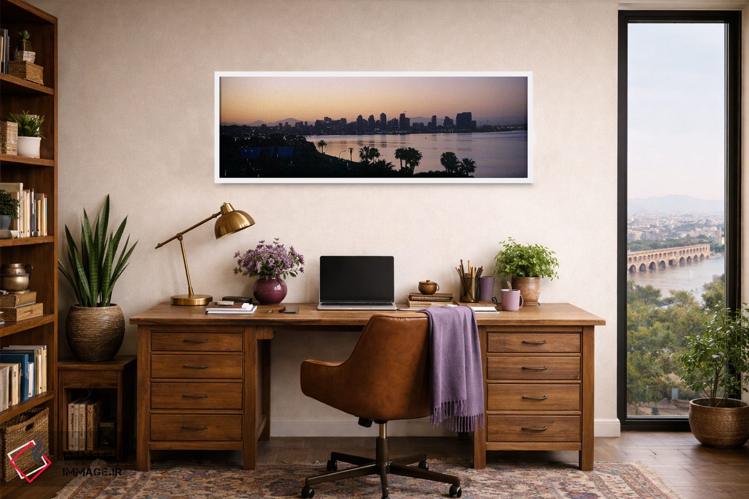 تابلو دکوراتیو San Diego, San Diego Bay, San Diego County, California… اثر پانورامیک ایمجز - D1W