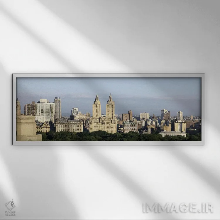 تابلو دکوراتیو Upper West Side, Manhattan, New York City, New York, US… اثر پانورامیک ایمجز - نمای قابدار سفید