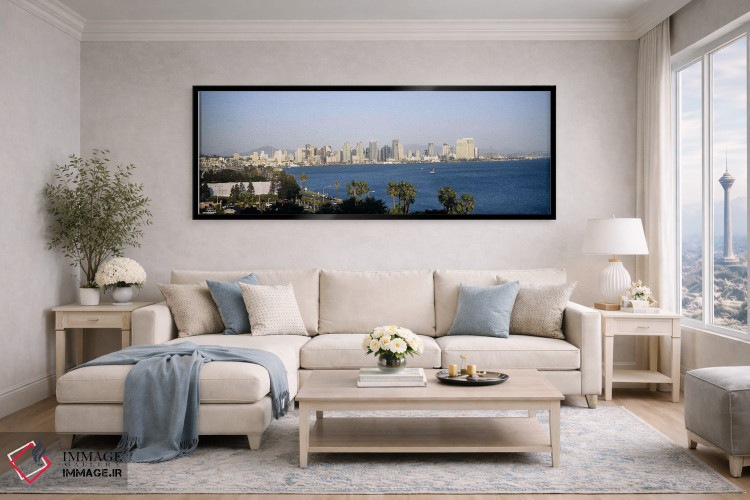 تابلو دکوراتیو San Diego, San Diego Bay, San Diego County, California… اثر پانورامیک ایمجز - D6B