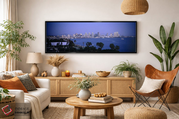 تابلو دکوراتیو San Diego, San Diego Bay, San Diego County, California… اثر پانورامیک ایمجز - D4B