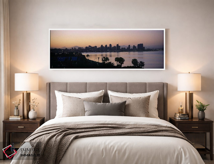 تابلو دکوراتیو San Diego, San Diego Bay, San Diego County, California… اثر پانورامیک ایمجز - D3W