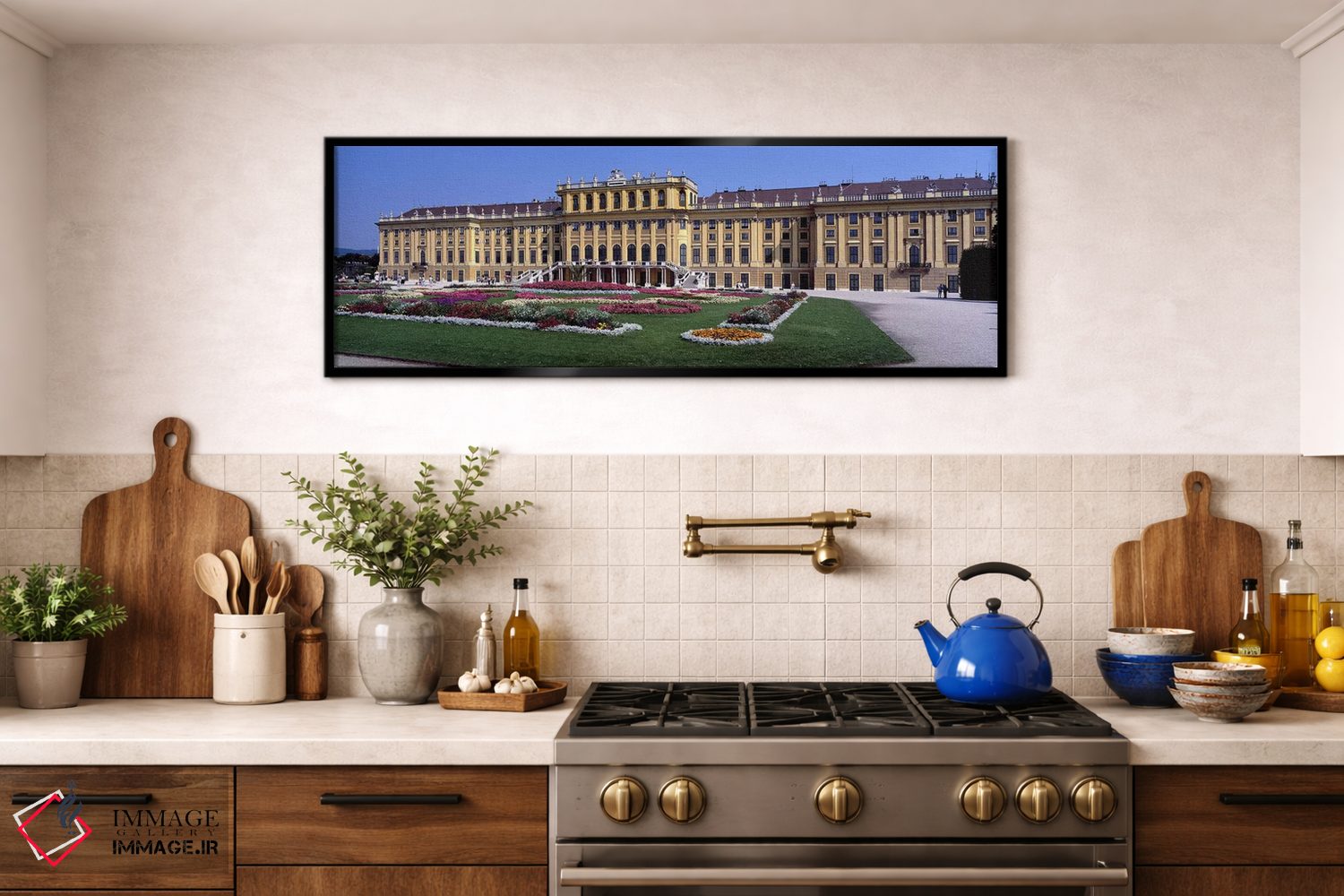 تابلو دکوراتیو Schonbrunn Palace Garden, Schonbrunn Palace, Vienna, Au… اثر پانورامیک ایمجز - D1B