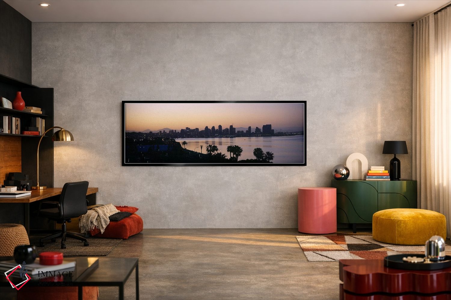 تابلو دکوراتیو San Diego, San Diego Bay, San Diego County, California… اثر پانورامیک ایمجز - D6B