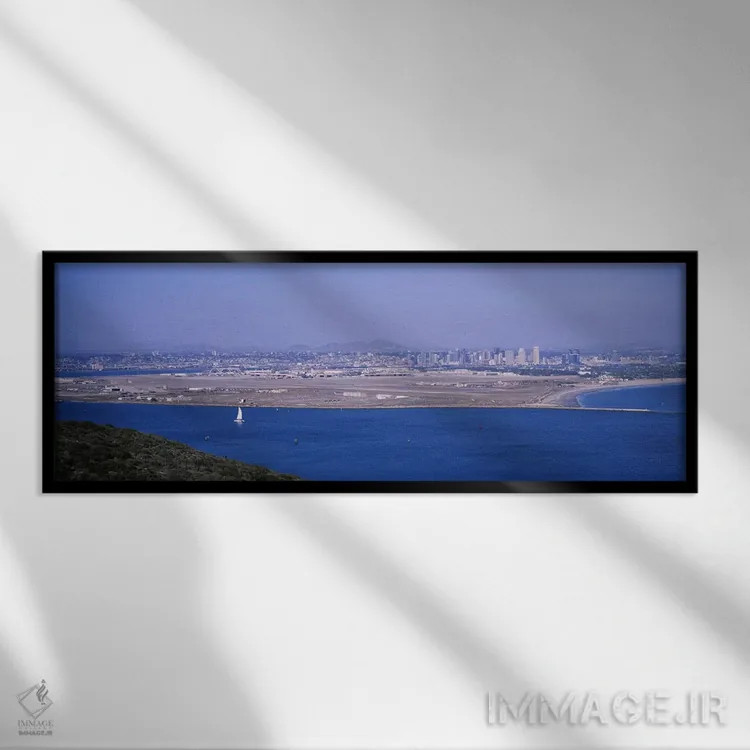 تابلو دکوراتیو Coronado, San Diego, San Diego Bay, San Diego County, C… اثر پانورامیک ایمجز - نمای قابدار مشکی
