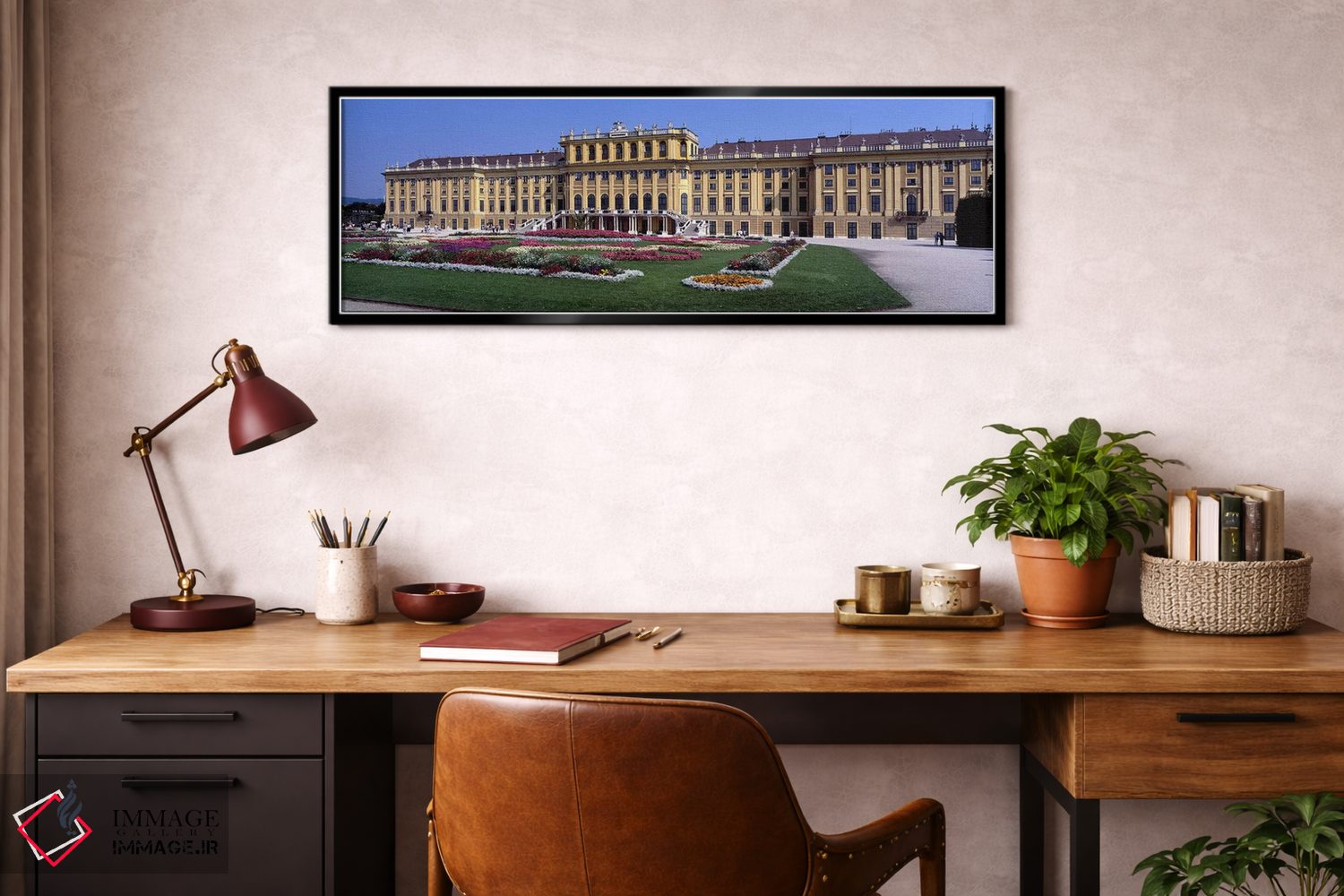 تابلو دکوراتیو Schonbrunn Palace Garden, Schonbrunn Palace, Vienna, Au… اثر پانورامیک ایمجز - D3B