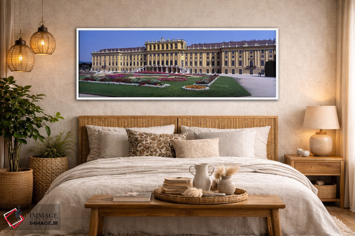 تابلو دکوراتیو Schonbrunn Palace Garden, Schonbrunn Palace, Vienna, Au… اثر پانورامیک ایمجز - D4W