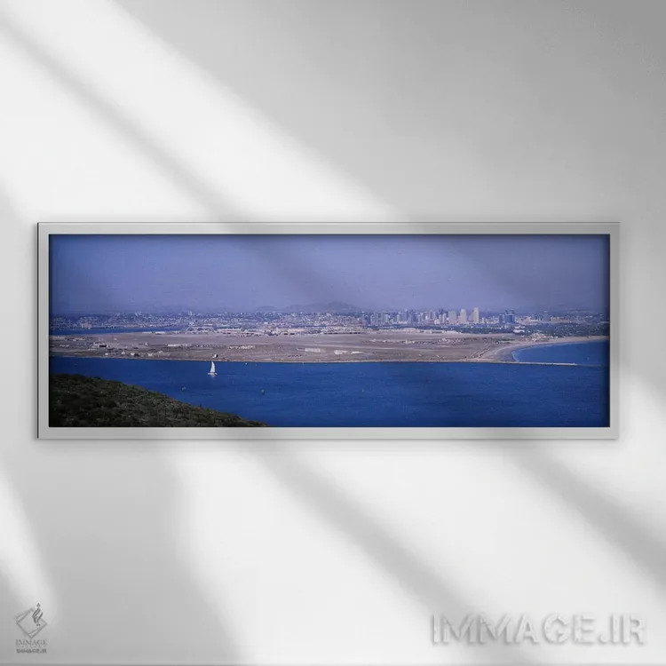 تابلو دکوراتیو Coronado, San Diego, San Diego Bay, San Diego County, C… اثر پانورامیک ایمجز - نمای قابدار سفید